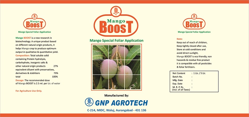 mango boost package design