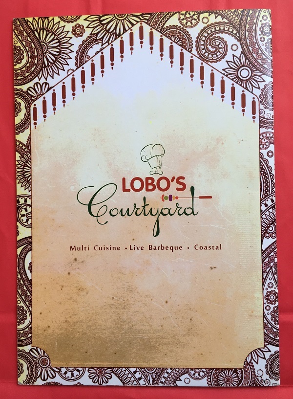 lobos courtyard menu card